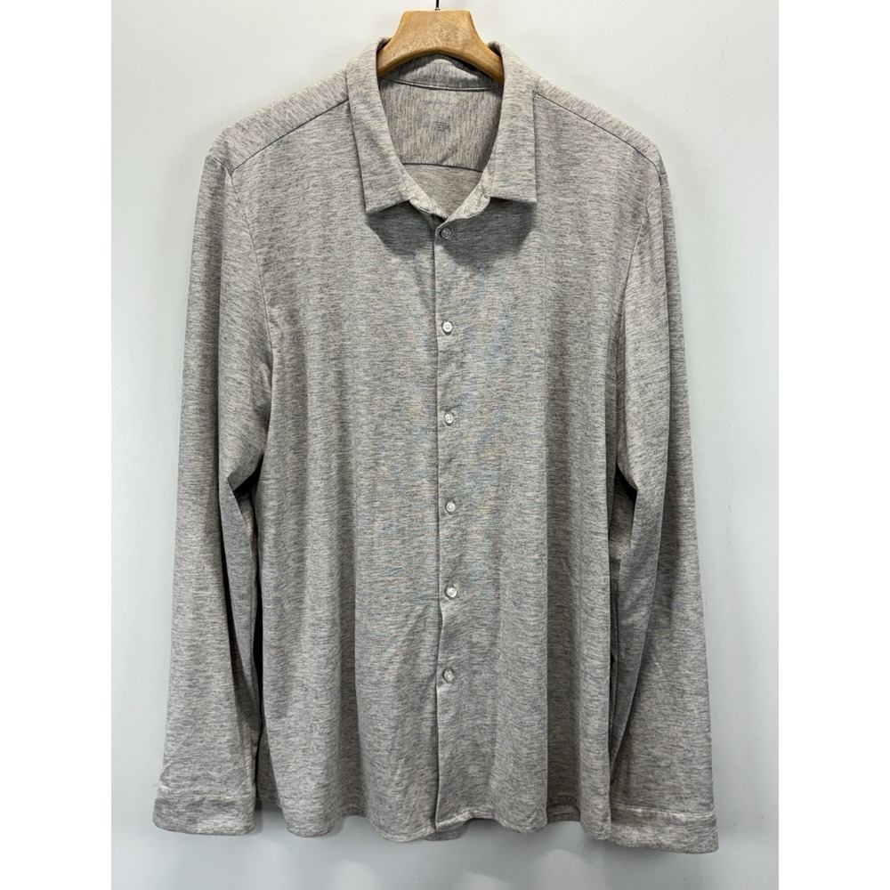 Ministry Of Supply Shirt Mens XXL 2XL Composite Dress Stretch Long Sleeve Merino